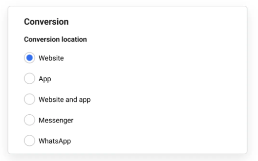 fb conversion setup