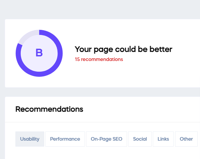 SEO Website Grader